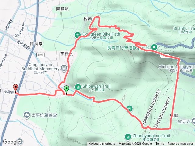 社頭O型 埤斗露營區-挑鹽18彎古道-139-7100預覽圖