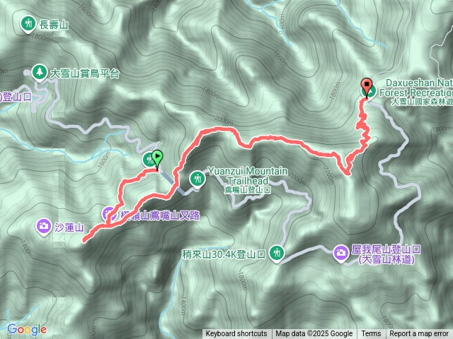 橫嶺鳶嘴梢來步道預覽圖