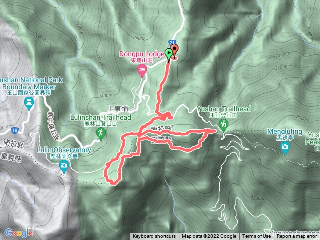 麟趾山鹿林山