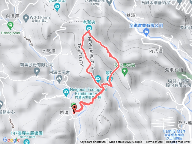 內溝山-老鷲尖山O繞