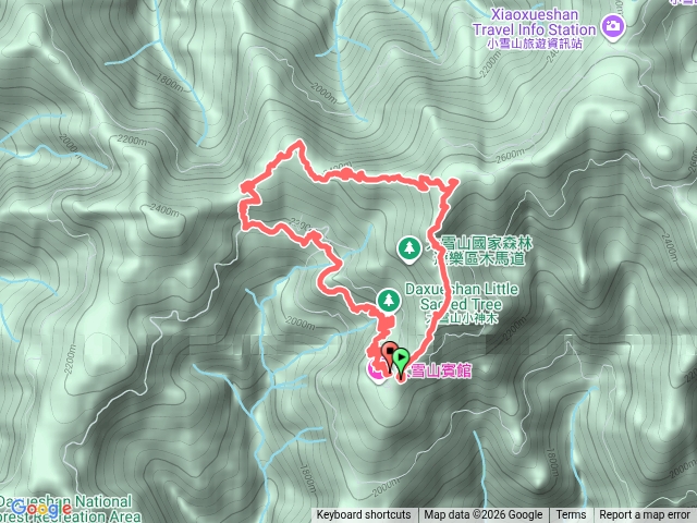 鞍馬山、小神木O型預覽圖