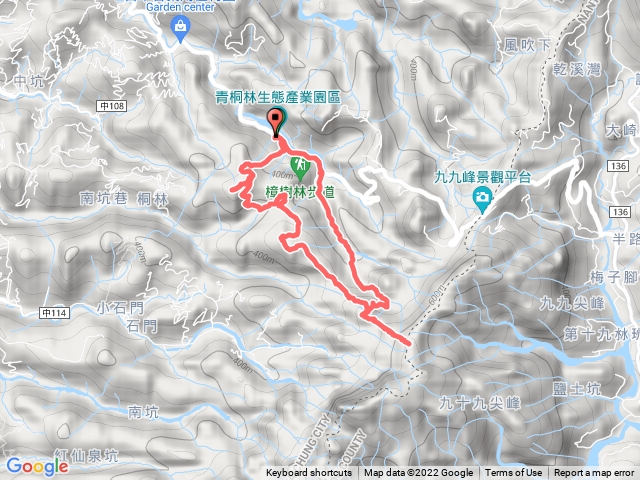 九九峰 霧峰上