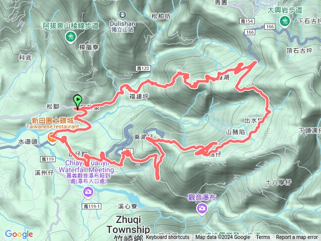 阿拔泉真武廟塘湖古道塘湖山166瑞水公路（途經金獅山古道）水道阿拔泉真武廟