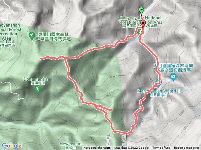 東眼山-卡拉山-東滿步道O型