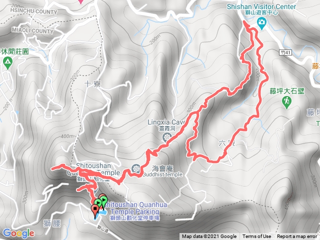 苗栗獅頭山。勸化堂，獅頭山三角點，六寮古道，獅尾折返獅山古道