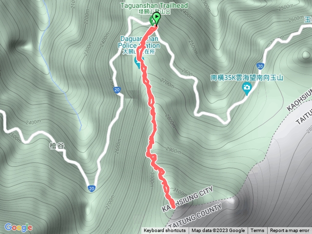 塔關山登山步道