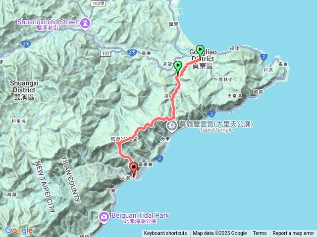 草嶺古道接桃源谷