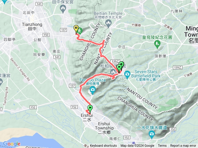 坑內坑走茶香走田中森林