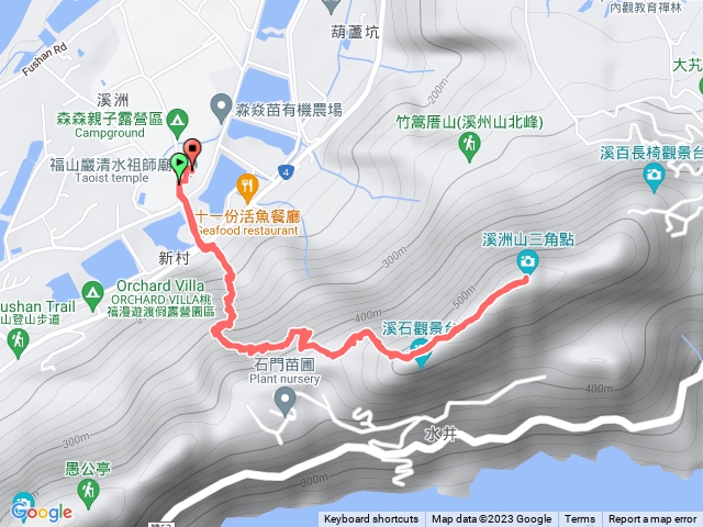 小百岳集起來溪洲山步道(福山巖登山步道)20231009134913