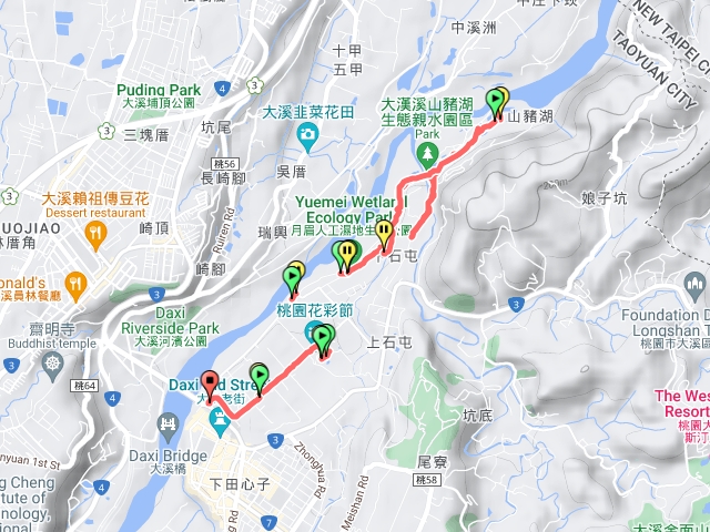 大溪 月眉 山豬湖