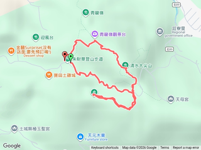 朱財華登山步道-大尖二尖青龍嶺