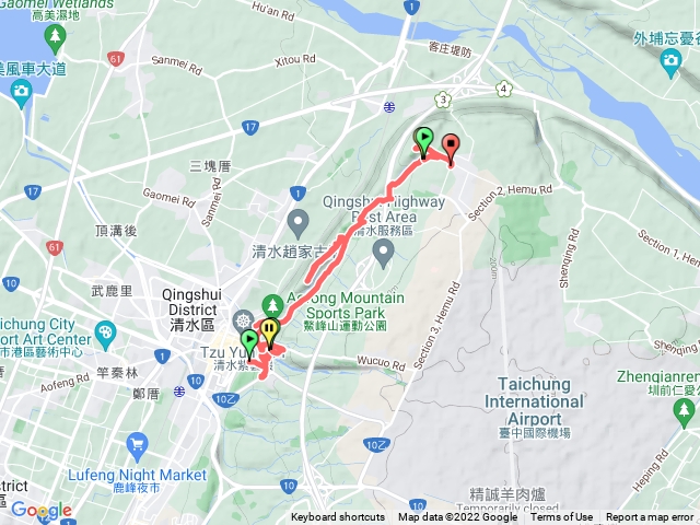 鰲峰山公園、牛罵頭山、橫山、海風山