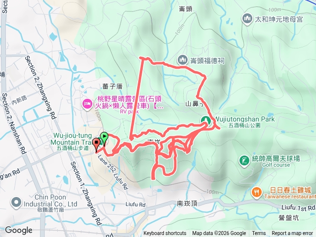 正常走五酒桶山記錄失真預覽圖