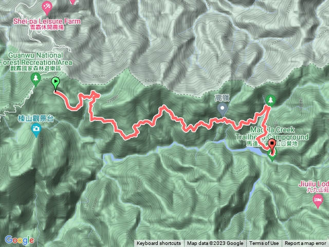 大鹿林道東線自行車登山