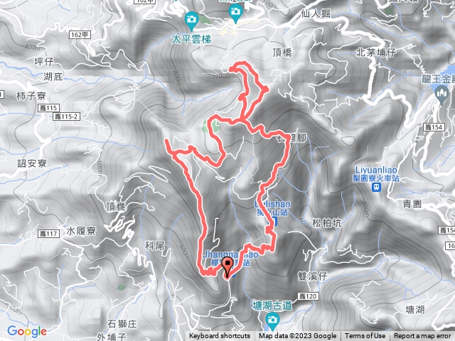 阿拔泉山8字型縱走
