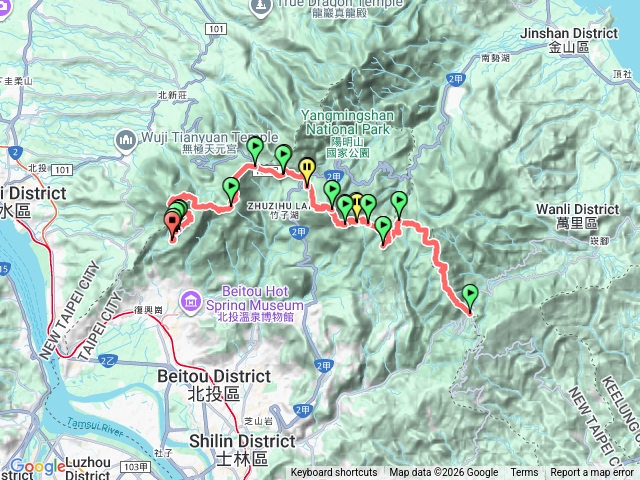 陽明山東西大縱走十一連峰預覽圖