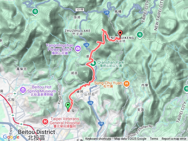 天母古道上七星山