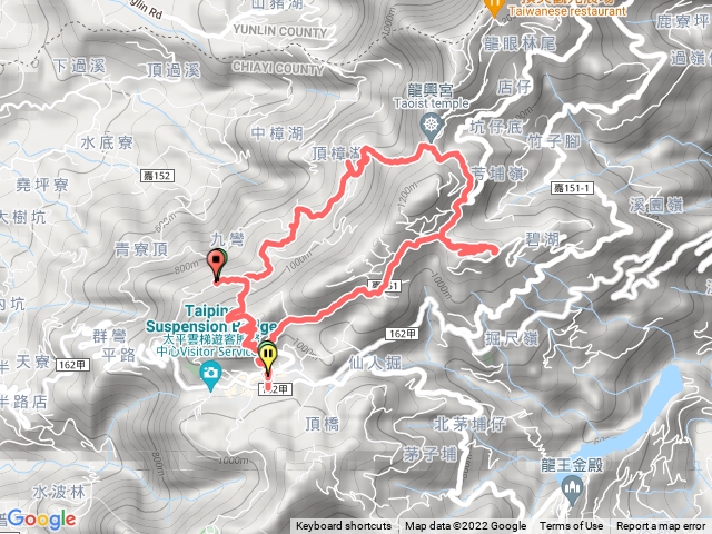 32彎到大眾爺廟登龍興宮順走碧湖山太平山O型