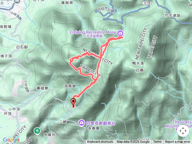 清天宮-二子坪-面天山-向天山(池)-清天宮