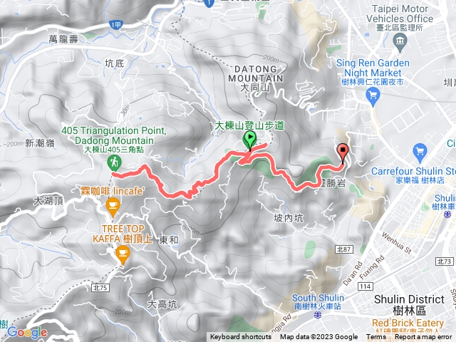 青龍嶺到大棟山