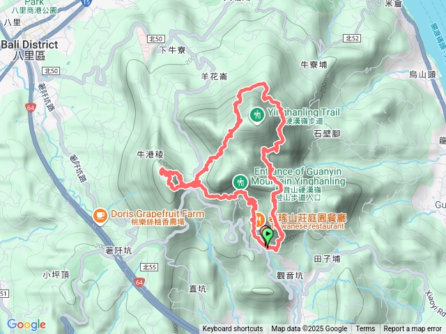 鷹仔尖北橫古道牛港