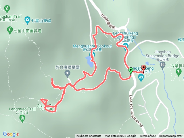 冷水坑上七星山