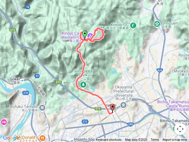 日本100名城-鬼之城 (鬼城山、犬墓山)