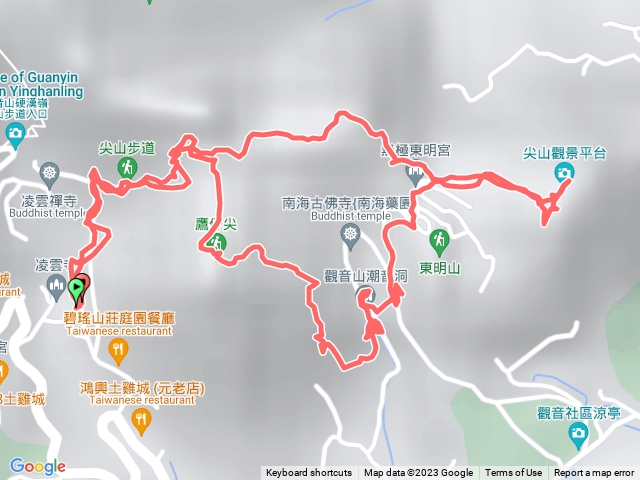 琳-占山-潮音洞-摩天嶺-鷹仔尖（福隆山）