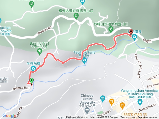 半嶺水圳步道到陽明湧泉