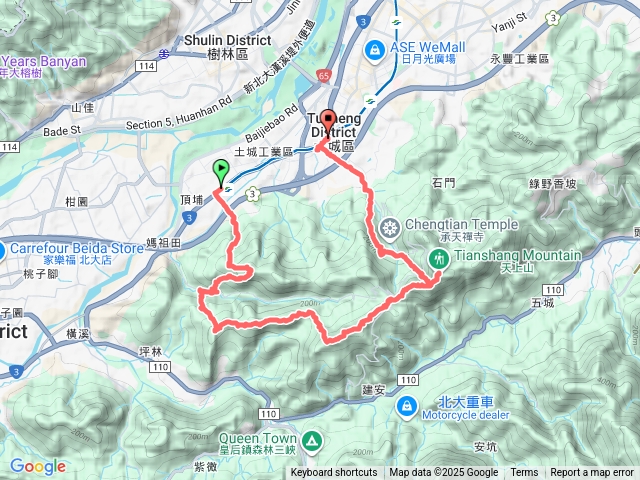 2025.07.26 微笑山線第四段：大暖尖山上天上山下承天寺