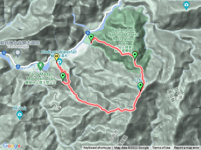 八唐縱走 松鶴路線
