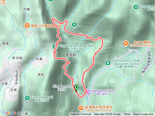 20251116 溪和宮 聖人瀑布頂 登峰圳 坪頂古圳 大崎頭步道 O行預覽圖
