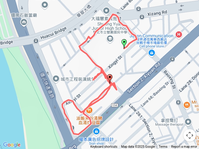 西園路二段320巷-興義街等(健走)