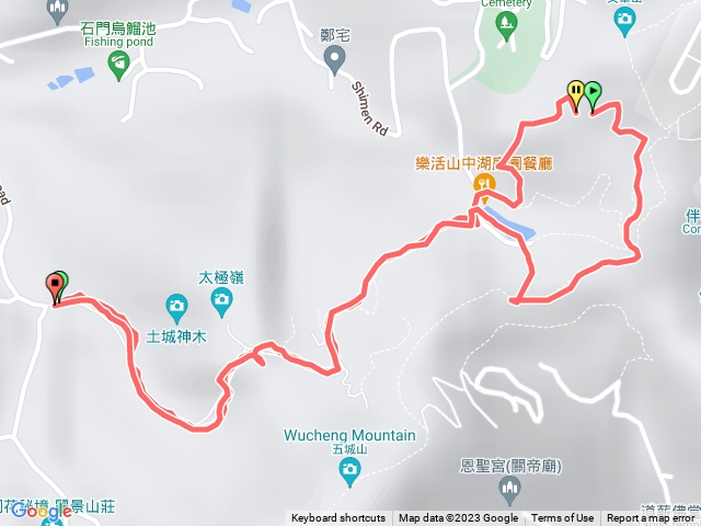 70號登山口-直上山中湖-繞湖一大圈-原路返回70號登山口