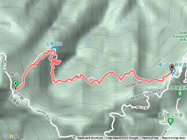 檜山巨木群步道