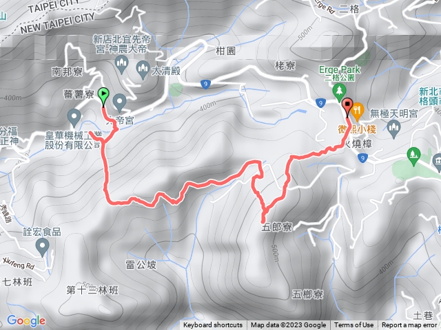 蕃薯寮山 雷公埤山 出二格公園