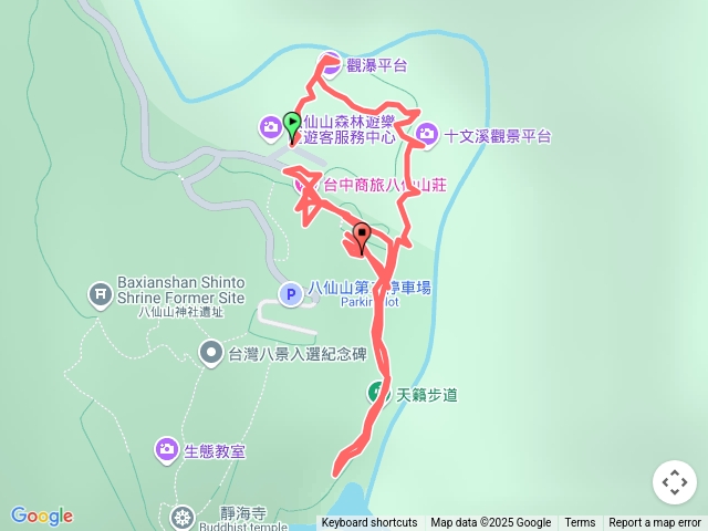 八仙山觀瀑平台跟天籟步道預覽圖