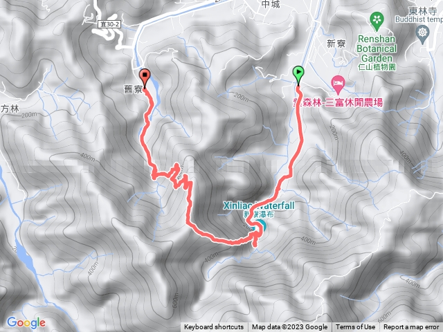 新寮瀑布步道到舊寮步道