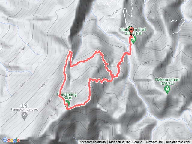 大坪頂加里山環走