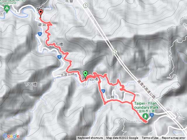 四堵古道、溪畔古道P形、賞珍貴臺灣油杉 ，搭配山林站、碧湖宮AB點停車