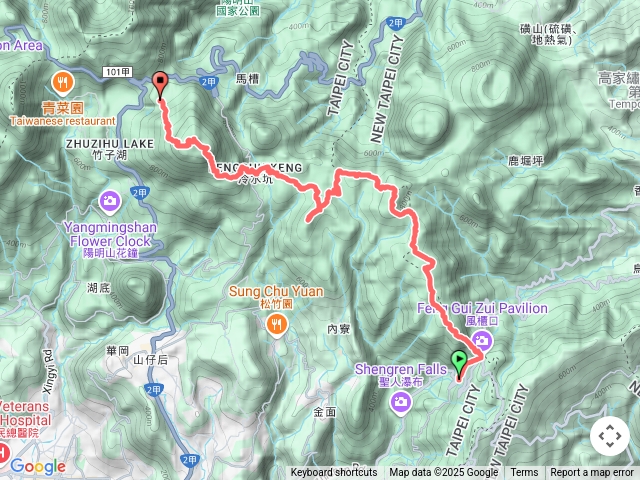 20250403阿石陽明山大縱走東段之風櫃嘴到小油坑遊客中心