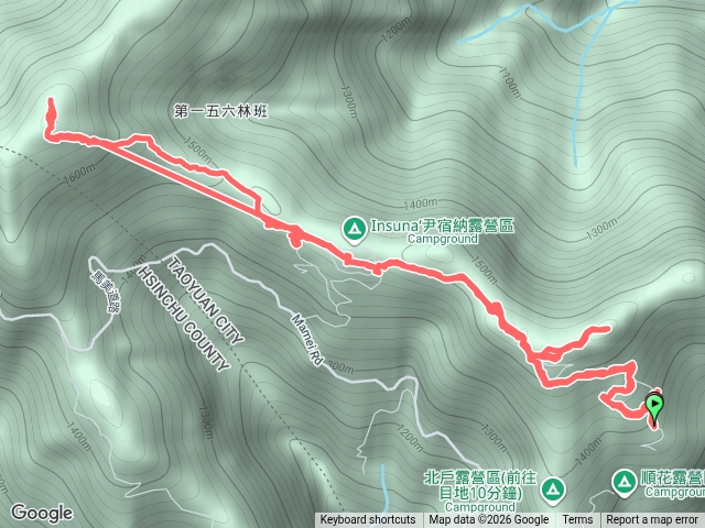 馬望曾呂山連走泰平山
