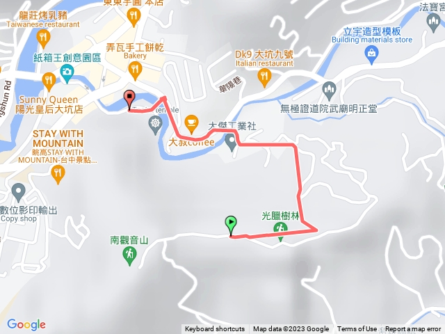 20230122 南觀音山亂走回程