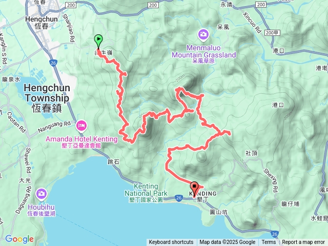 2022/03/05 恆春大縱走～赤牛嶺鎮南宮 走 墾丁國家森林遊樂區牌樓