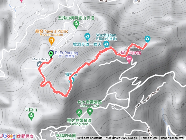 小百岳集起來五指山登山步道202212301619