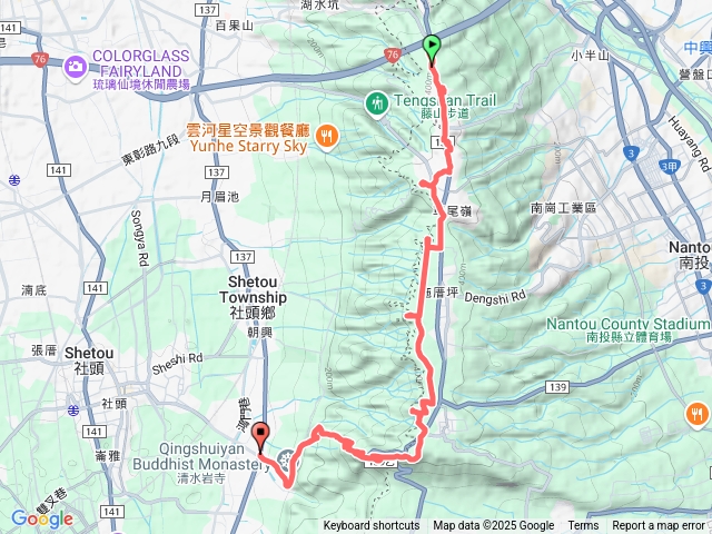 員林火車站、鳳山寺、微熱山丘、樟普寮山、青宏雞蛋、微光森林、猴探井、赤腳精靈、橫山三角點、清水嚴