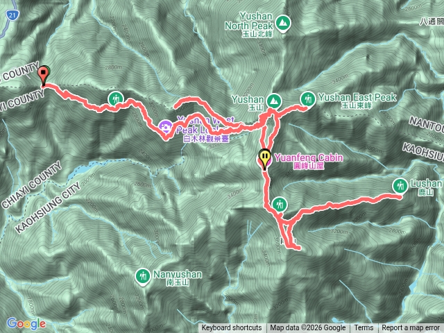 鹿山_玉山南稜_玉山主東峰預覽圖