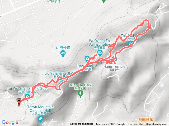 金門玉章路0.2 轉播塔 蔡厝古道 三角點 大鋼堡...小柱堡 人定勝天 海印寺...