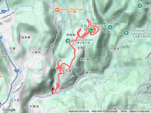 梁07-30內厝坪頂古圳儷人瀑布沙崙.gpx預覽圖
