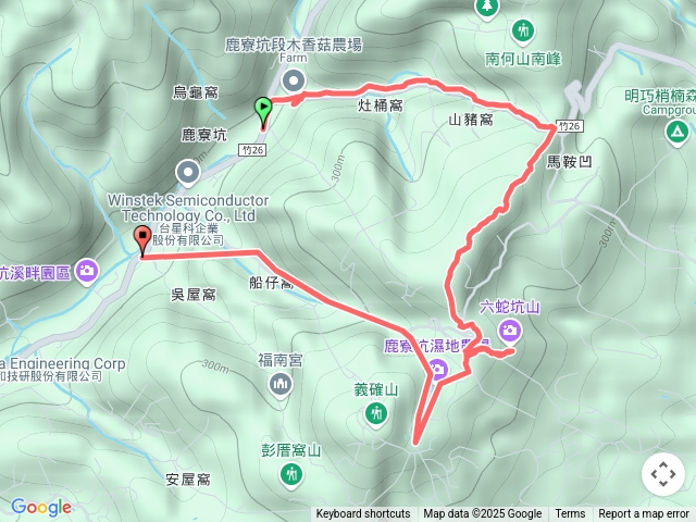 鹿寮坑沙坑山預覽圖